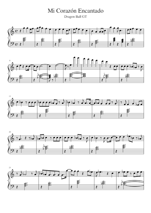 La imagen puede contener una previsualizacion de una partitura